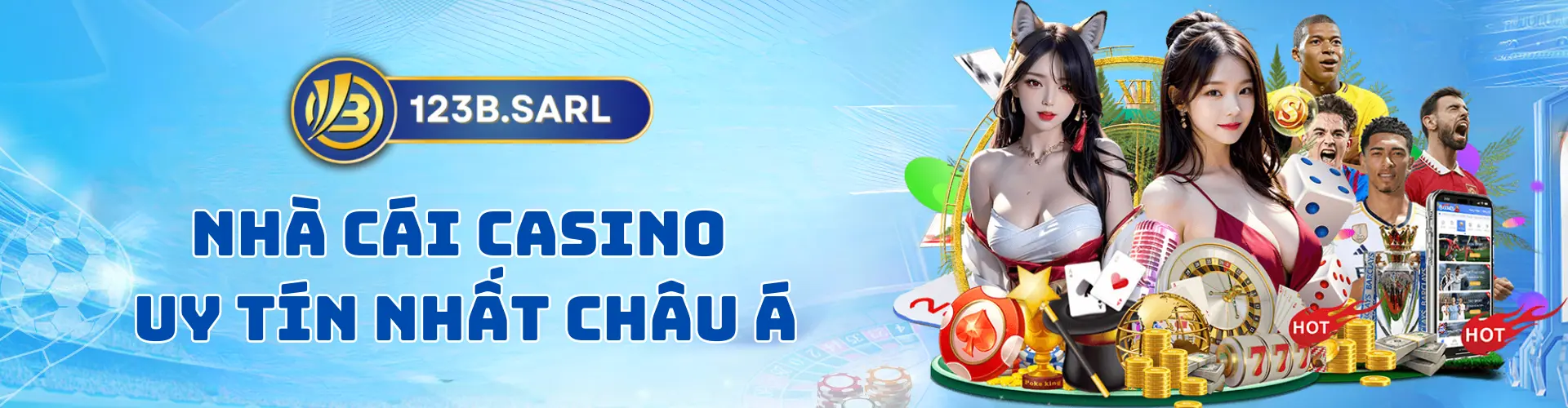 123B latest | Link Đăng nhập nhà cái 123B SARL Casino 【08/2025】 50 banner nhà cái 123b sarl